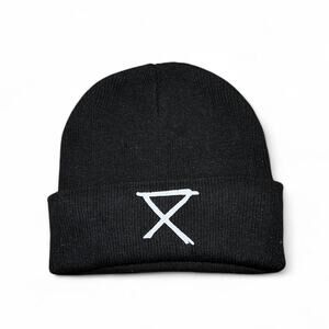 Circa survive graphic on black beanie skate grunge emo